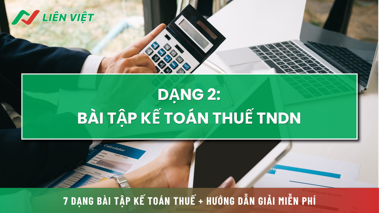 bài tập kế toán thuế