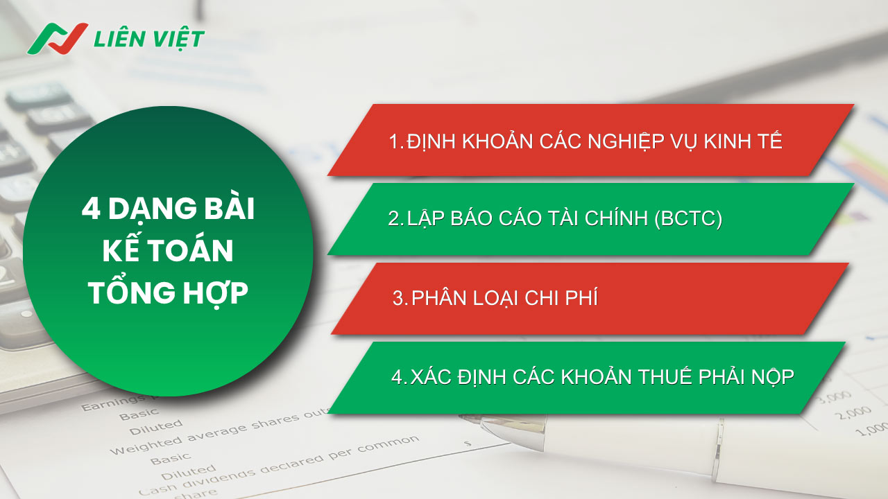 bài tập kế toán tổng hợp