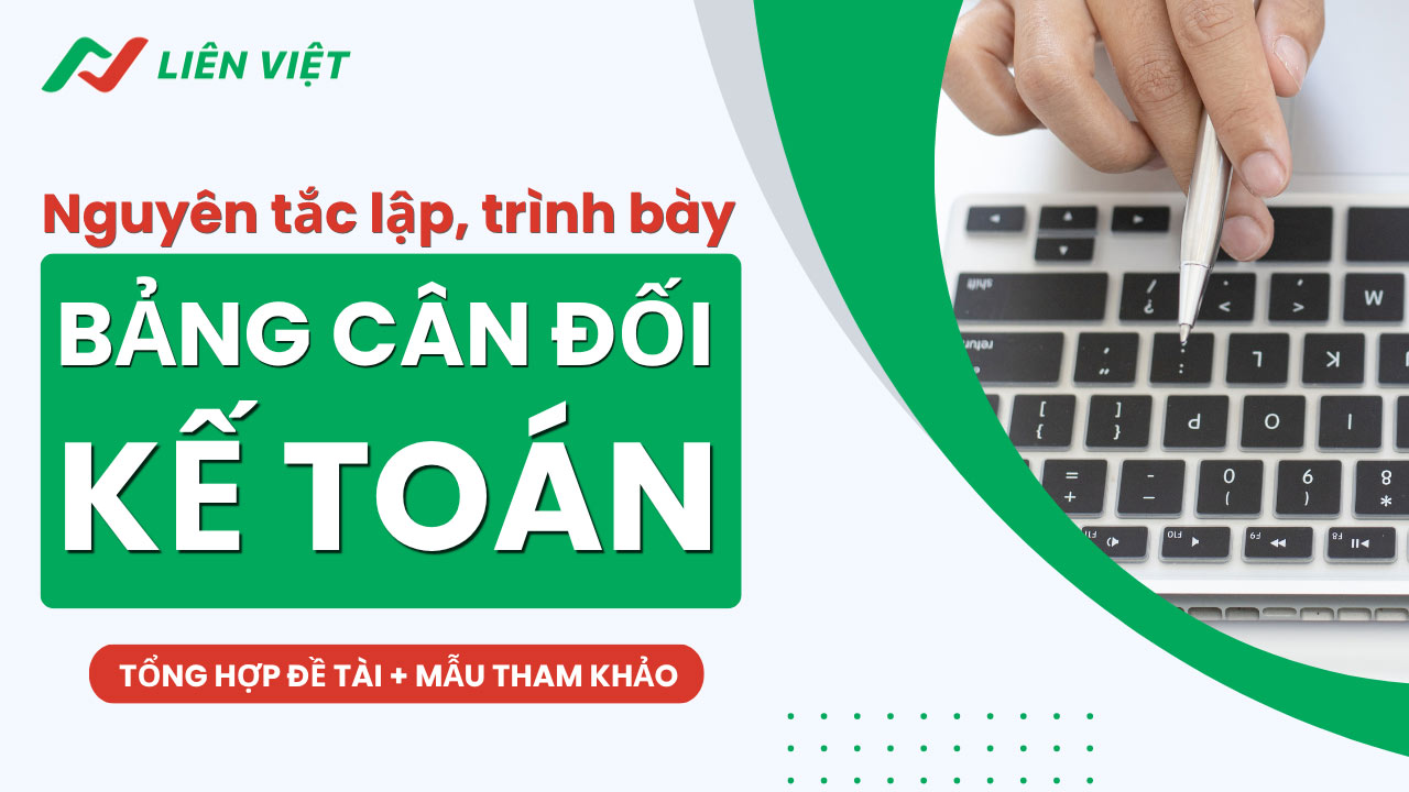 bài tập lập bảng cân đối kế toán