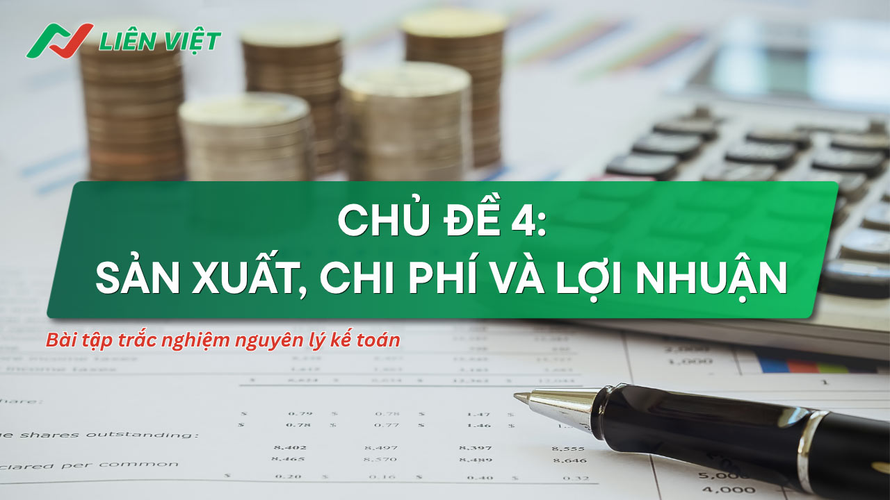 bài tập trắc nghiệm nguyên lý kế toán
