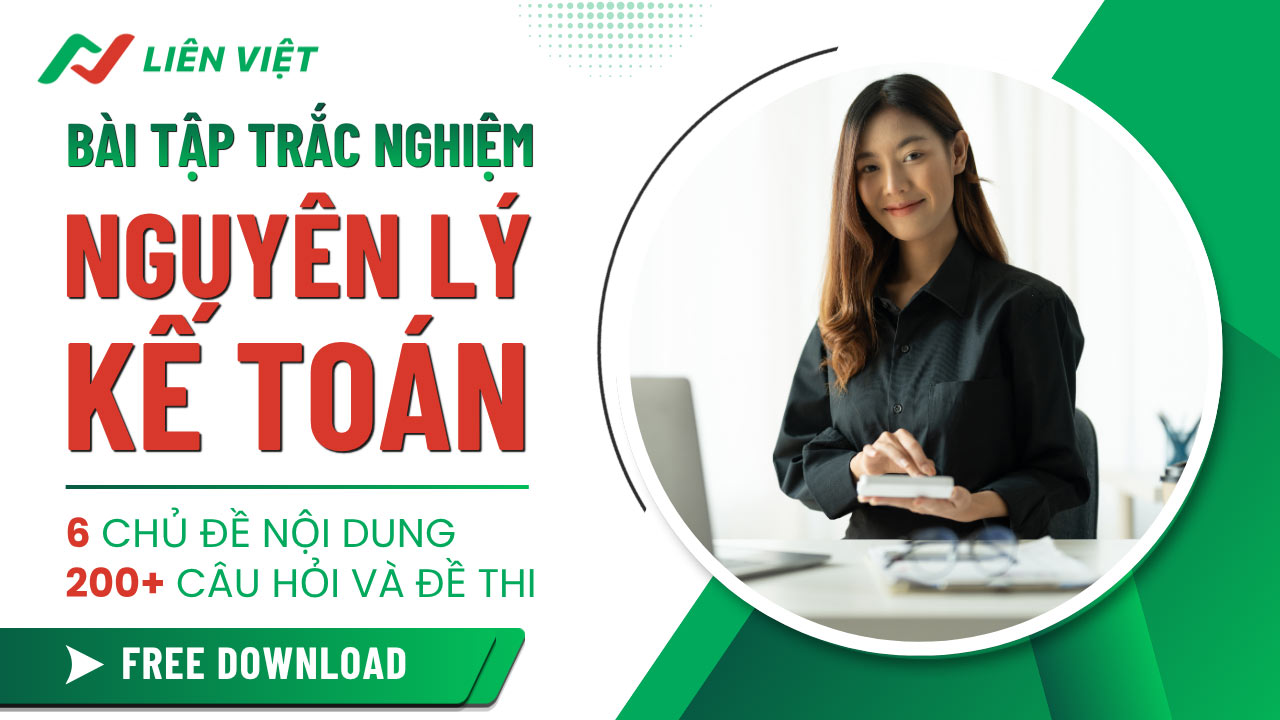 bài tập trắc nghiệm nguyên lý kế toán