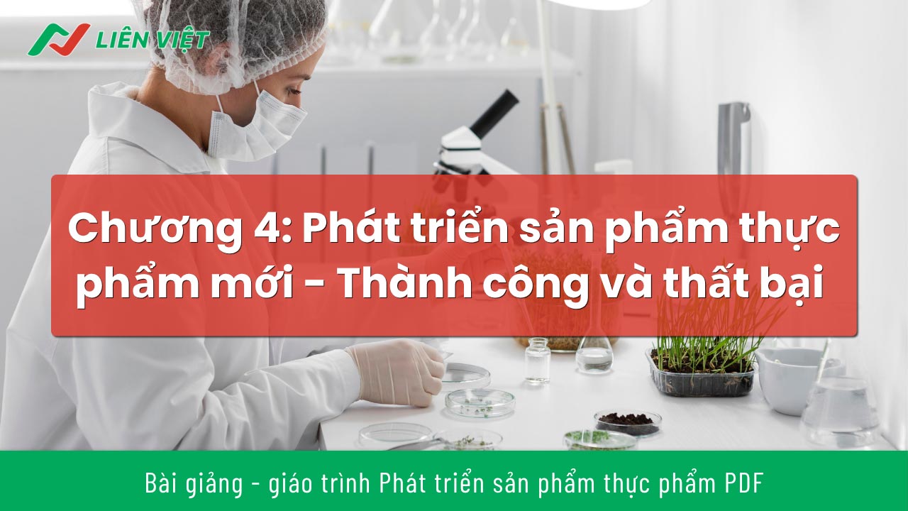 giáo trình Phát triển sản phẩm thực phẩm PDF