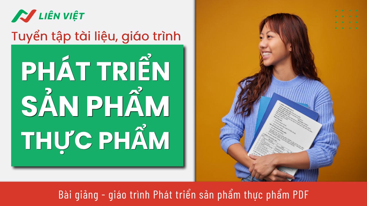 giáo trình Phát triển sản phẩm thực phẩm PDF