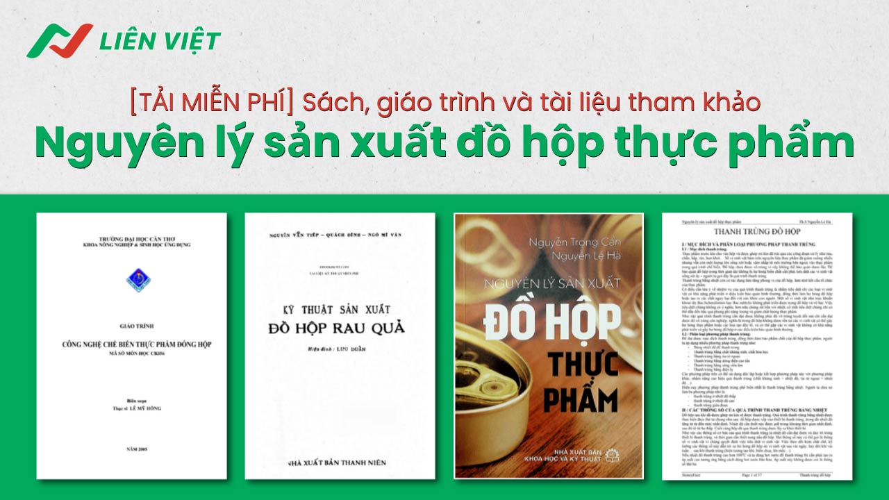 Nguyên lý sản xuất đồ hộp thực phẩm PDF