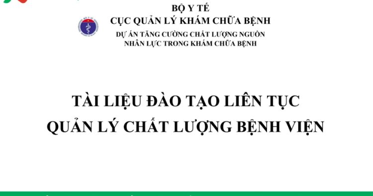 quản lý chất lượng bệnh viện PDF