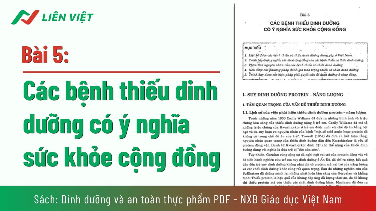 sách Dinh dưỡng và an toàn thực phẩm PDF