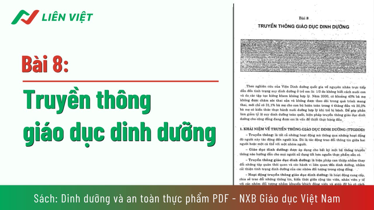 sách Dinh dưỡng và an toàn thực phẩm PDF